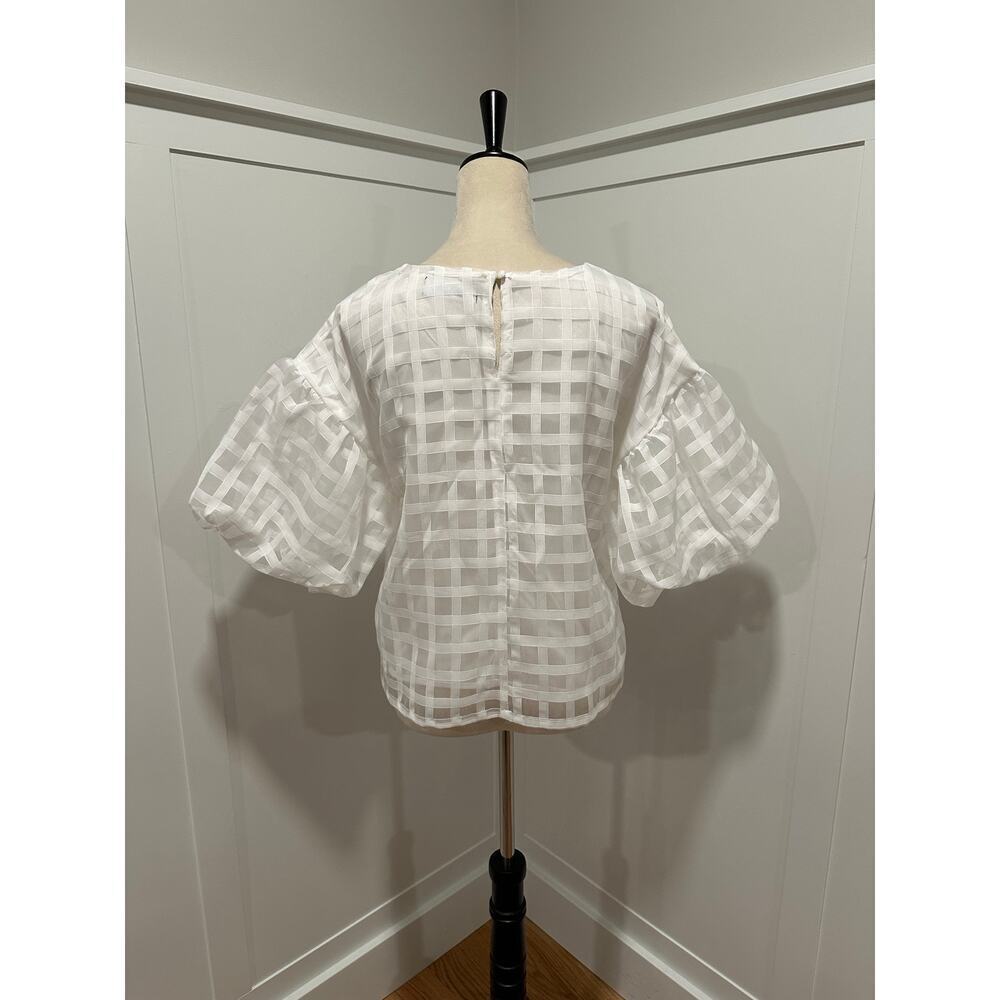 SOLD Fab’rik Puff Sleeve Blouse - Picture 2 of 5